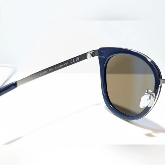 Maui Jim Polarized Wood Rose in Navy with Blue Hawaii Lenses - Picture 8 of 11